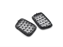 Bmw 3 Serisi E36 1997-1999 İçin Uyumlu Dıamond Panjur (Böbrek) Piano Black Çerçeve