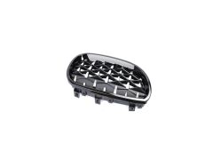 Bmw 5 Serisi E60 2004-2009 İçin Uyumlu Diamond Panjuur (Böbrek) Pıano Black Çerçeve