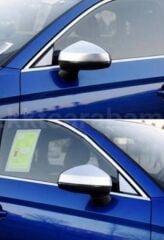 Audi A3 S3 2012 ve Sonrası Uyumlu Yedek Parça Ayna Üst Kapağı Parlak