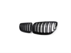 Bmw 3 Serisi E92 2010-2013 İçin Uyumlu M3 Görünüm Panjur (Cift Çizgi Böbrek) Pıano Black (Makyajlı Kasa)