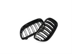 Bmw 3 Serisi E92 2010-2013 İçin Uyumlu M3 Görünüm Panjur (Cift Çizgi Böbrek) Pıano Black (Makyajlı Kasa)