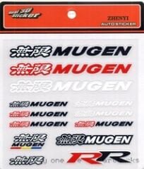 Honda Uyumlu Yedek Parça Mugen RR Sticker 13 Adet