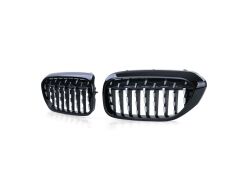 Bmw G30 2017+ İçin Uyumlu Yedek Parça Diamond Böbrek - Piano Siyah