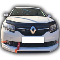 Renault Yeni Symbol Uyumlu Yedek Parça Makyajsız Kasa Ön Tampon Eki Boyalı