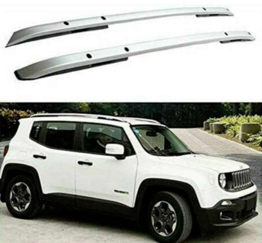 Jeep Renegade 2014+ Uyumlu Yedek Parça OEM Tavan Çıtası / Gümüş