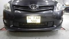 Toyota Auris 2010-2015 Uyumlu Yedek Parça Ön Ek Fiber Boyasız