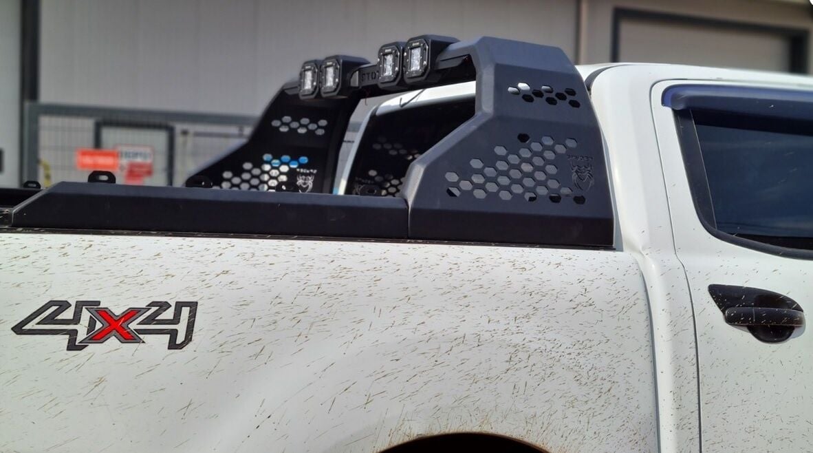 Mitsubishi L200 2007-2019 Fullback Işıklı Roll Bar AQM4WD X11