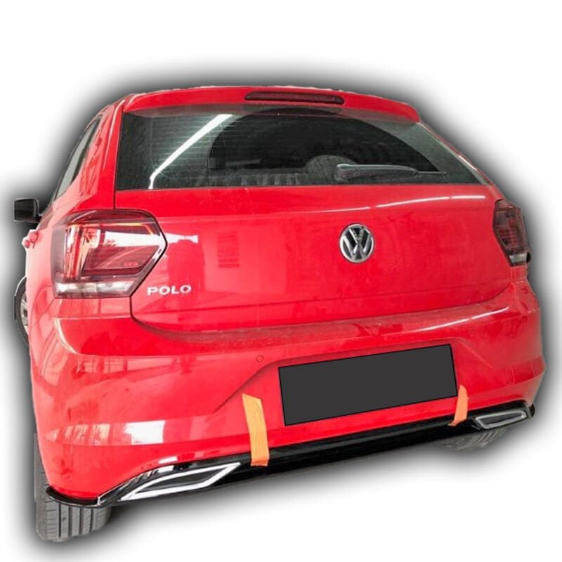 Volkswagen Polo 2018 Uyumlu Yedek Parça R Line Difüzör Boyalı