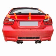 Bmw E90 Uyumlu Yedek Parça Yarasa Spoiler Boyasız Fiber