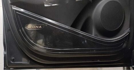 Hyundai Kona Kapı Koruma Karbon