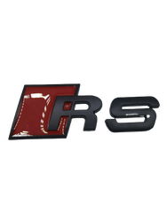 RS Metal Bagaj Logosu Kırmızı-Siyah