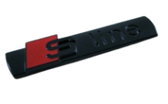 Metal S-Line Çamurluk ve Bagaj Logosu Siyah