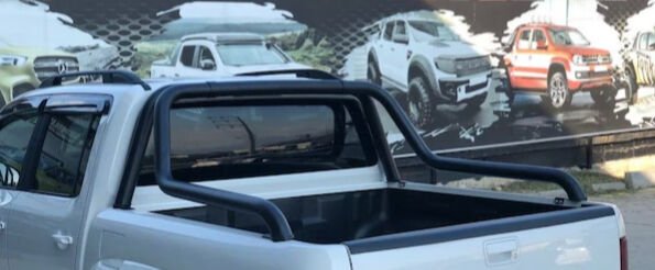 Toyota Revo 2010-2015 Uyumlu Yedek Parça Canyon (Blac) Siyah Roll Bar AQM4WD PRB28