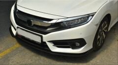 Honda Cıvıc Uyumlu Yedek Parça FC5 2016-2020 İçin Uyumlu Ön Lip Dizayn B  (Tek Parça)