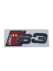 S3 Metal Bagaj Logosu Kırmızı-Siyah