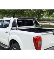Nissan Navara 2010-2016 Uyumlu Yedek Parça (Double Plus Chrome) Poliüretan Krom Roll Bar AQM4WD PRB01
