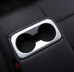 Hyundai Tucson 2015-2018 Bardaklık Kaplama Silver