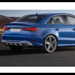 Audi A3 2016-2020 Sedan İçin Uyumlu Yedek Parça S3 Difüzör Egzoz Seti