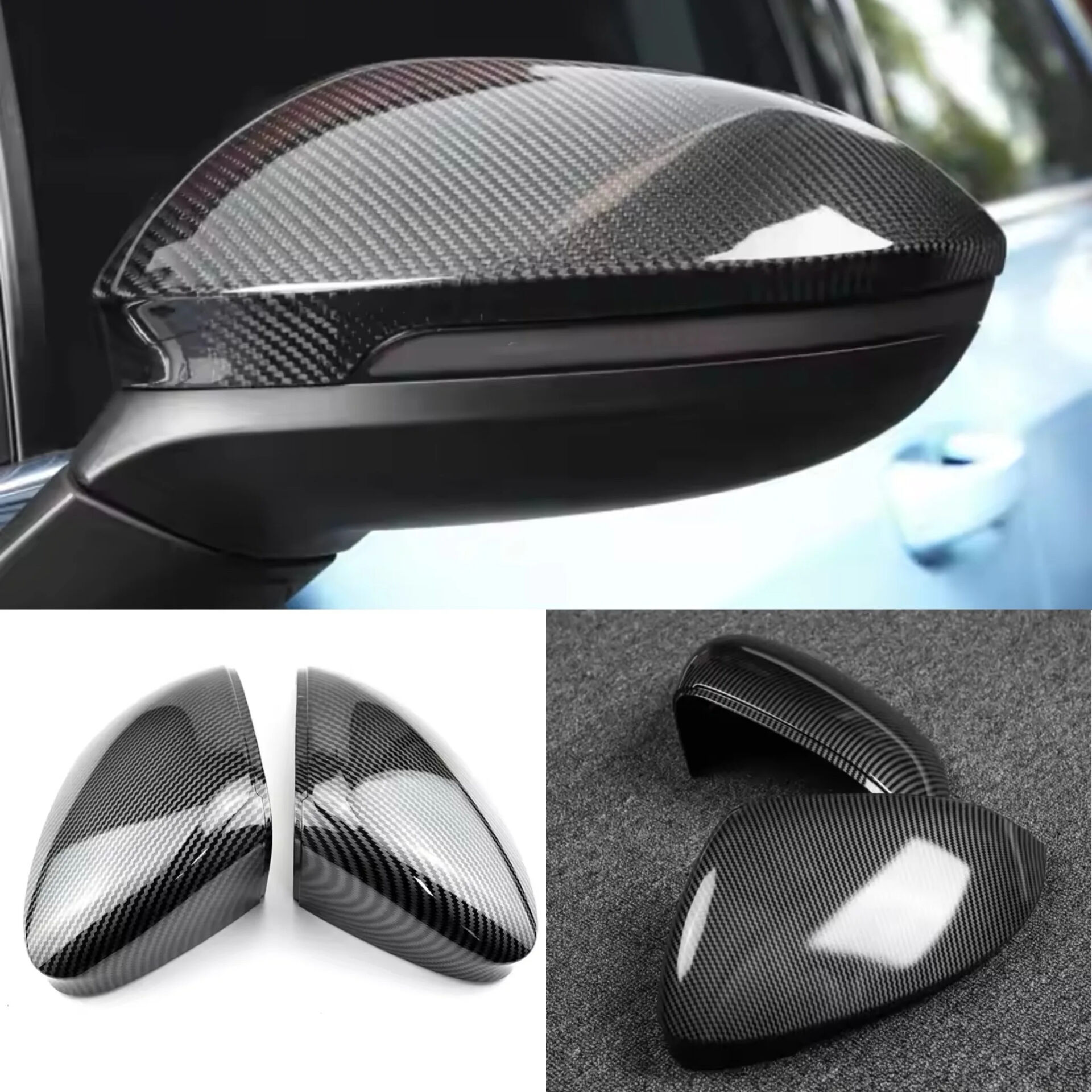 VW Golf 8 / 8.5 Ayna Kapağı Karbon