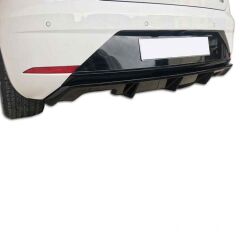 Seat Leon MK3.5 Uyumlu Yedek Parça Tek Çıkış Difüzör PlastikBoyalı