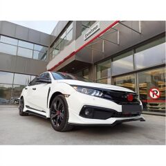 Honda Civic Uyumlu Yedek Parça Fc5 2019+ Makyajlı Kasa Ön Tampon Mugen Ön Ek