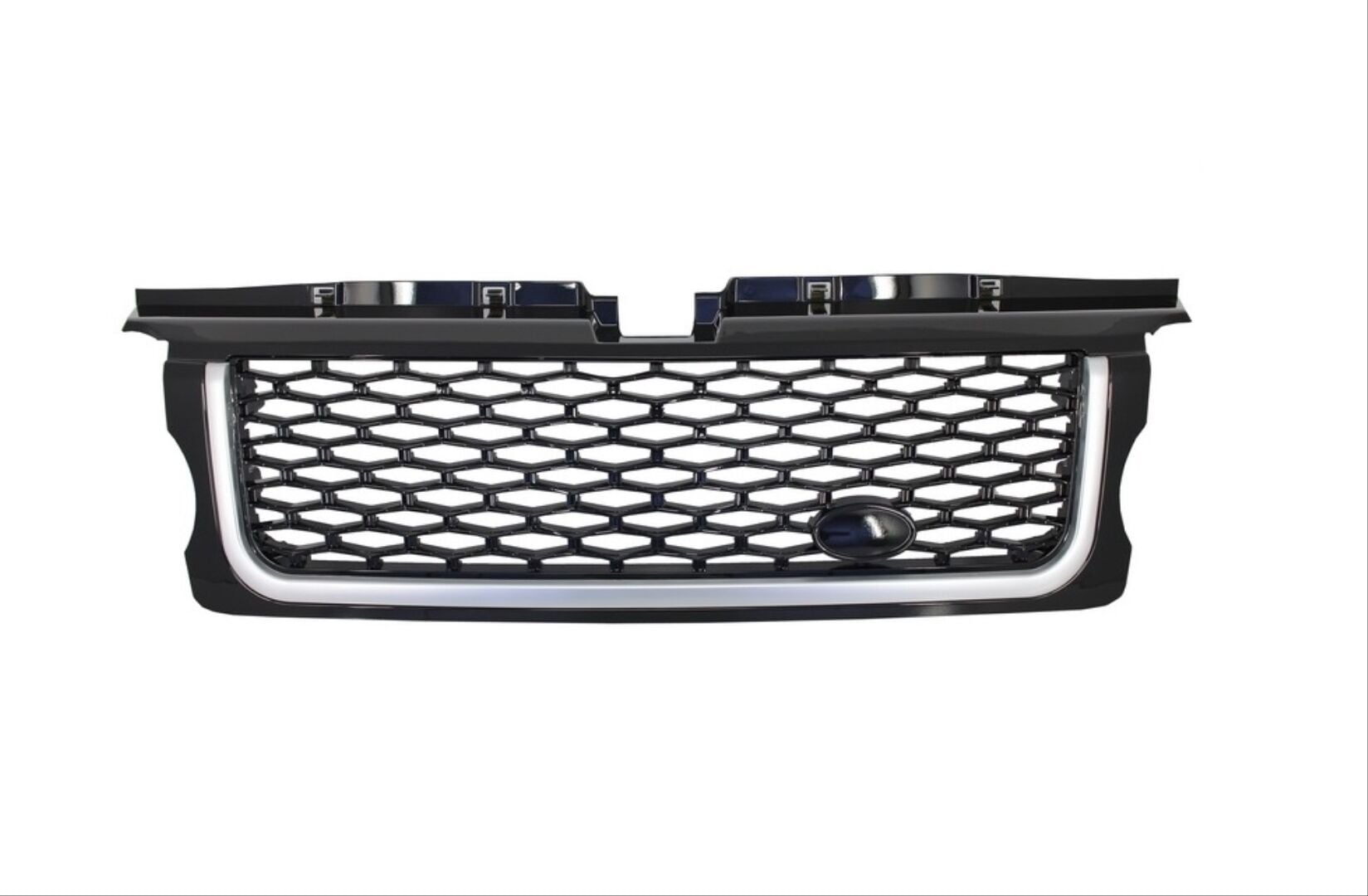 Range Rover Sport 2005-2009 İçin Uyumlu Yedek Parça Siyah Panjur (Gri Şeritli)
