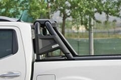 Volkswagen Amarok 2010-2017 Uyumlu Yedek Parça (Double Plus Black) Poliüretan Siyah Roll Bar AQM4WD PRB02