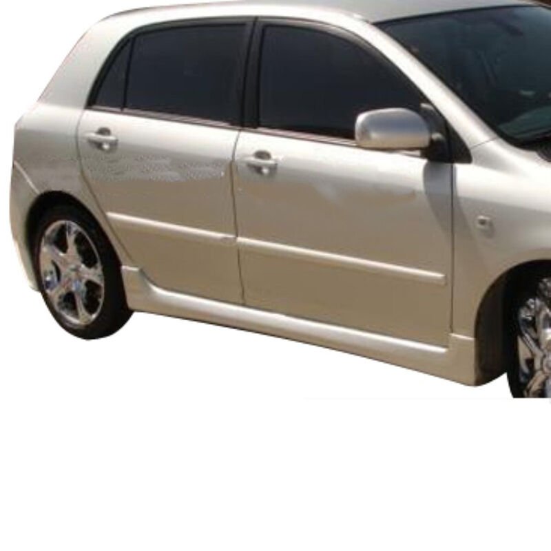 Toyota Corolla HB 2002-2007 Uyumlu Yedek Parça Marşpiyel Boyasız Fiber
