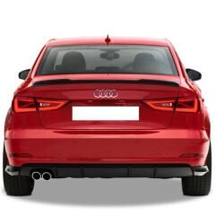 Audi A3 Sedan Yarasa Uyumlu Yedek Parça Spoiler Boyalı Fiber