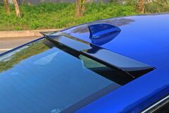 Honda Civic Uyumlu Yedek Parça 2022 Cam Üstü İçin RS Spoiler - Piano Black