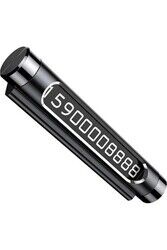 Aç - Kapa Oto Numaratör Siyah Araç Park Telefonluğu