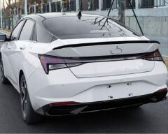 Hyundai Elantra 2021+ Uyumlu Yedek Parça Spoiler- Piano Black (Parlak SIiyah)