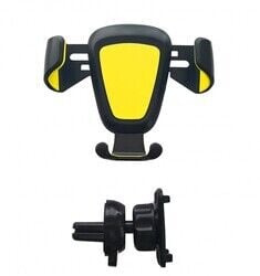 Araç İçi Sıkıştırmalı Telefon Tutucu Sarı