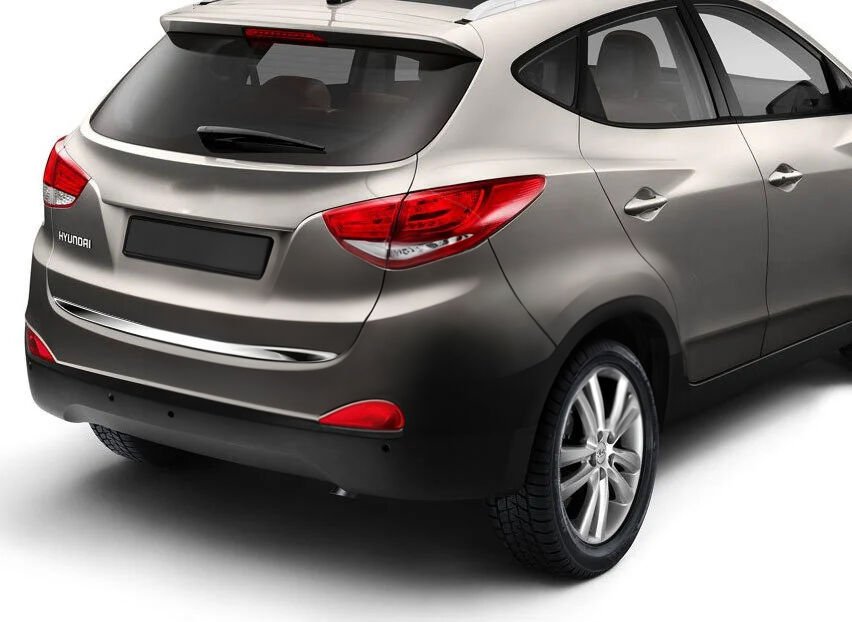 Hyundai İx35 2010-2015 Uyumlu Yedek Parça Krom Bagaj Alt Çıtası