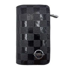 Opel Uyumlu Yedek Parça Fermuarlı Parlak Deri Anahtar Kabı