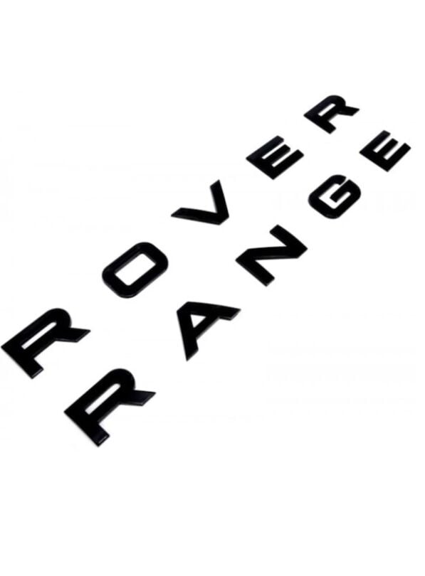 Range Rover Uyumlu Yedek Parça Bagaj Yazısı Siyah