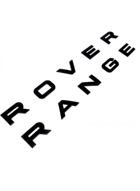 Range Rover Uyumlu Yedek Parça Bagaj Yazısı Siyah