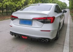 Honda Civic Uyumlu Yedek Parça Uyumlu Yedek Parça 2022 4 Egzoz Difüzör - Ledli