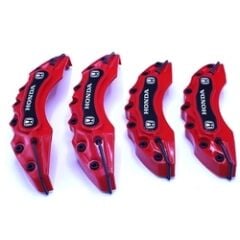 Honda Logolu Uyumlu Yedek Parça Kaliper Kapağı Kırmızı 4 Parça