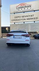 Honda Cıvıc Uyumlu Yedek Parça FE1 2022 İçin Uyumlu Aero Difüzör- Piano Black