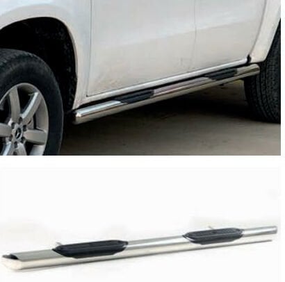 Volkswagen Amarok 2010-2017 Uyumlu Yedek Parça Off Road Yan Basamak (Dragos Plus) Krom AQM4WD PTT01