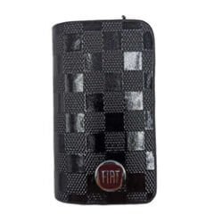 Fiat Uyumlu Yedek Parça Fermuarlı Parlak Deri Anahtar Kabı