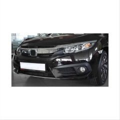 Honda Civic FC5 2016-2019 Makyajsız Kasa Ön Tampon Alt Krom Çıtası