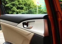 Honda Civic FC5 2016-2020 ABS Gri Renkli İç Kapı Kolu Çerçeve Kaplaması 4 Adet