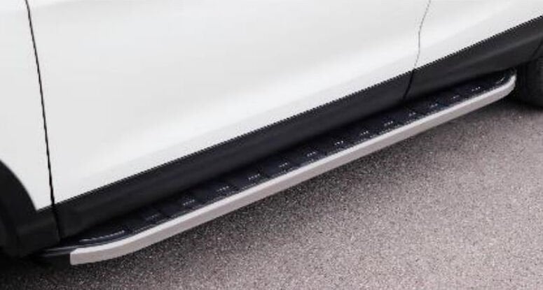 Volkswagen Amarok 2010-2017 Uyumlu Yedek Parça Off Road Yan Basamak (Quantum Chrome) Krom AQM4WD PNS01