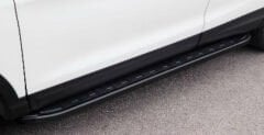 Volkswagen Amarok 2010-2017 Uyumlu Yedek Parça Off Road Yan Basamak (Quantum Black) Siyah AQM4WD PNS03