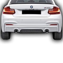 Bmw F22 2012+ Uyumlu Yedek Parça M Performance Difüzör Boyalı