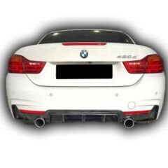 Bmw F33 Cabrio Uyumlu Yedek Parça Performance Difüzör Boyalı