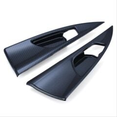 Honda Uyumlu Yedek Parça Civic FC5 İçin Uyumlu Kapı İç Açma Kolu Kaplama Kalın Tip (Karbon)