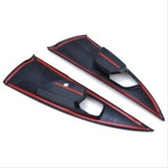 Honda Uyumlu Yedek Parça Civic FC5 İçin Uyumlu Kapı İç Açma Kolu Kaplama Kalın Tip (Karbon)